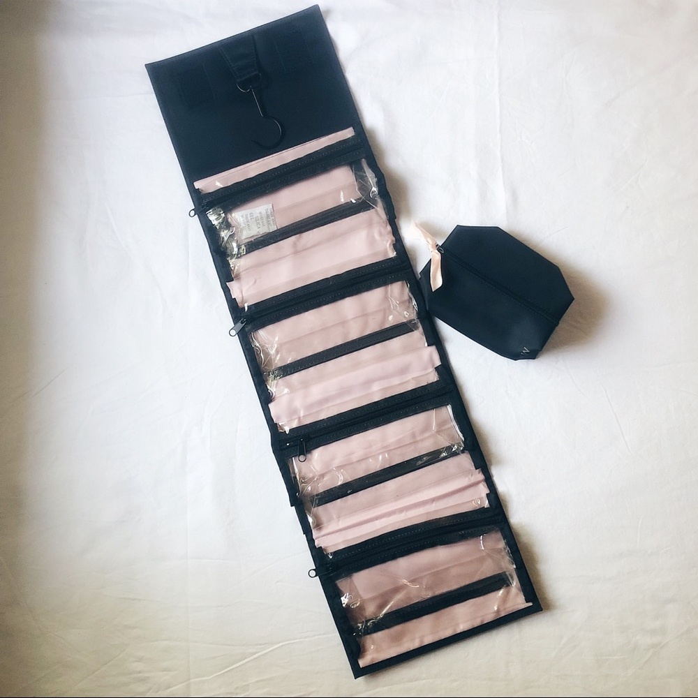 Mary Kay Travel Roll Up Bag w/ Smaller Makeup Bag